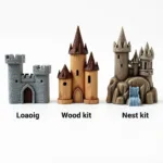 Castle Kit Material Comparison: Plastic, Wood, and Resin