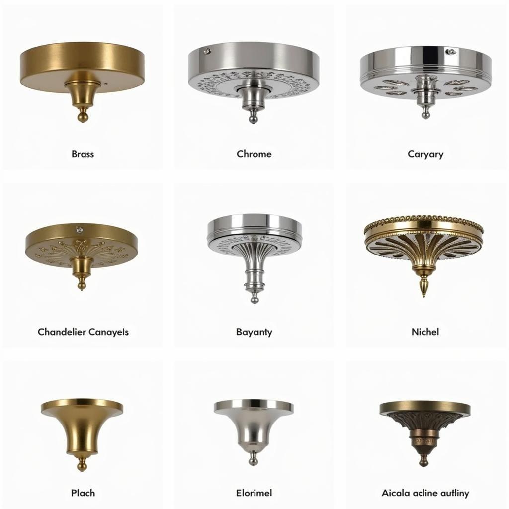 Different Chandelier Canopy Styles