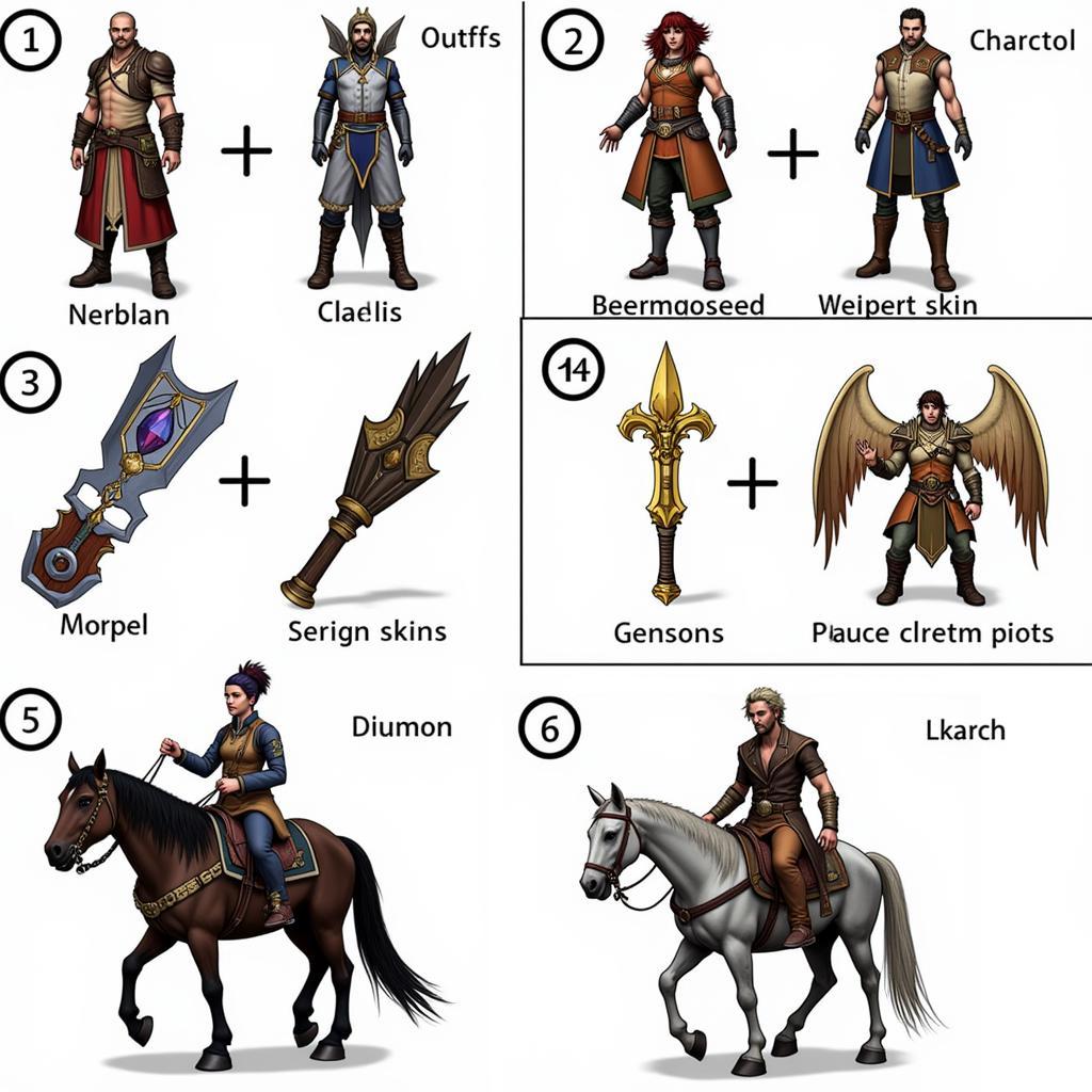 Examples of Changeskin in Popular Games