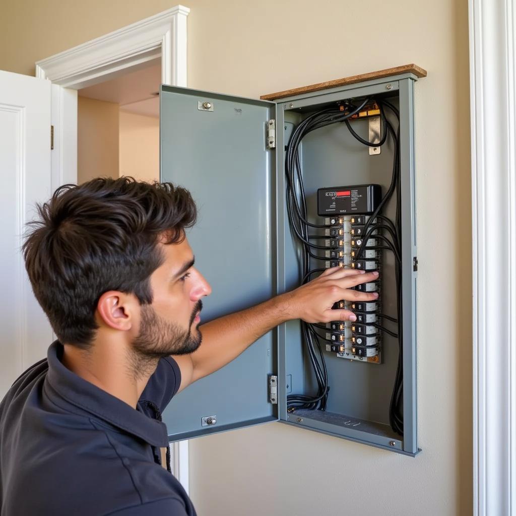 Checking the Home Electrical Panel for Issues