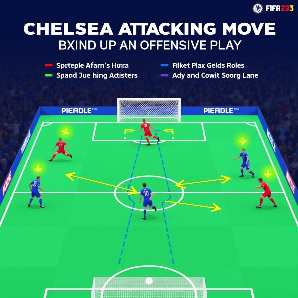 Chelsea's attacking strategy in FIFA 23