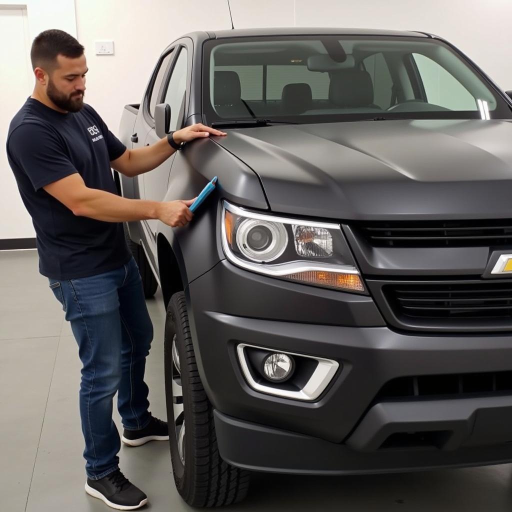 Chevy Colorado Wrap Installation Process