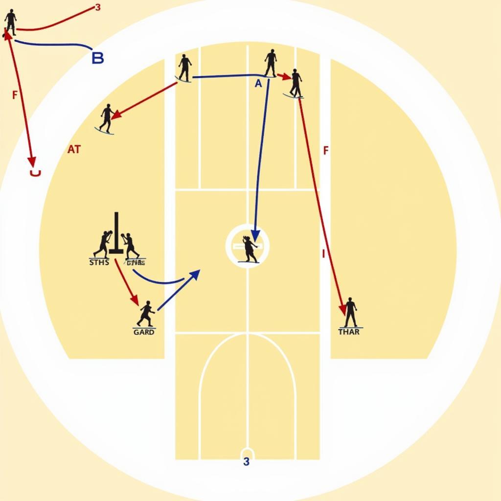 Circle Offence Spacing and Movement