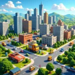 City Building Simulator Game Screenshot - Like Bob the Builder