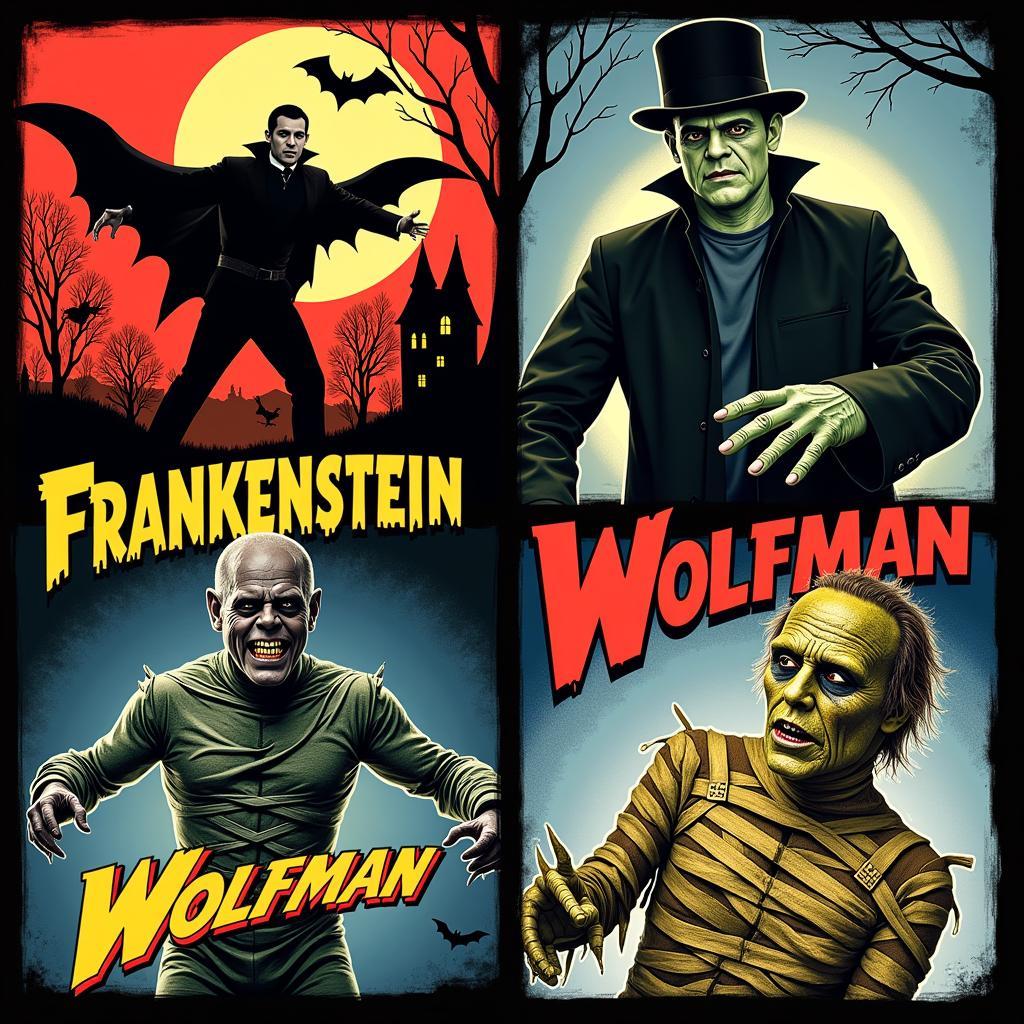 Classic Monster Movie Posters