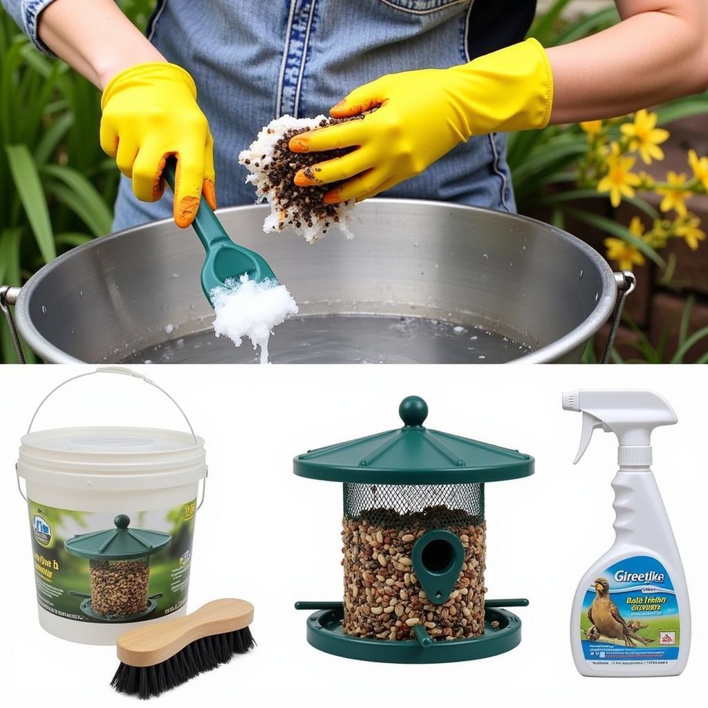 Cleaning a Bird Feeder to Maintain Hygiene and Prevent Disease