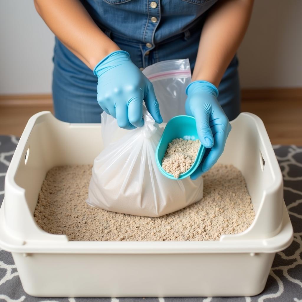 Cleaning Cat Litter Box