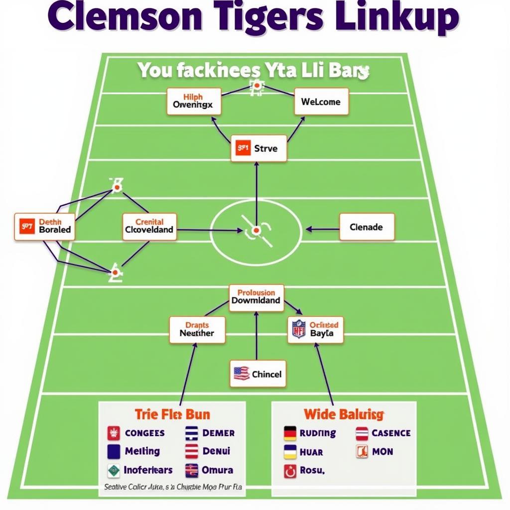 Clemson Tigers Offensive Depth Chart 2024