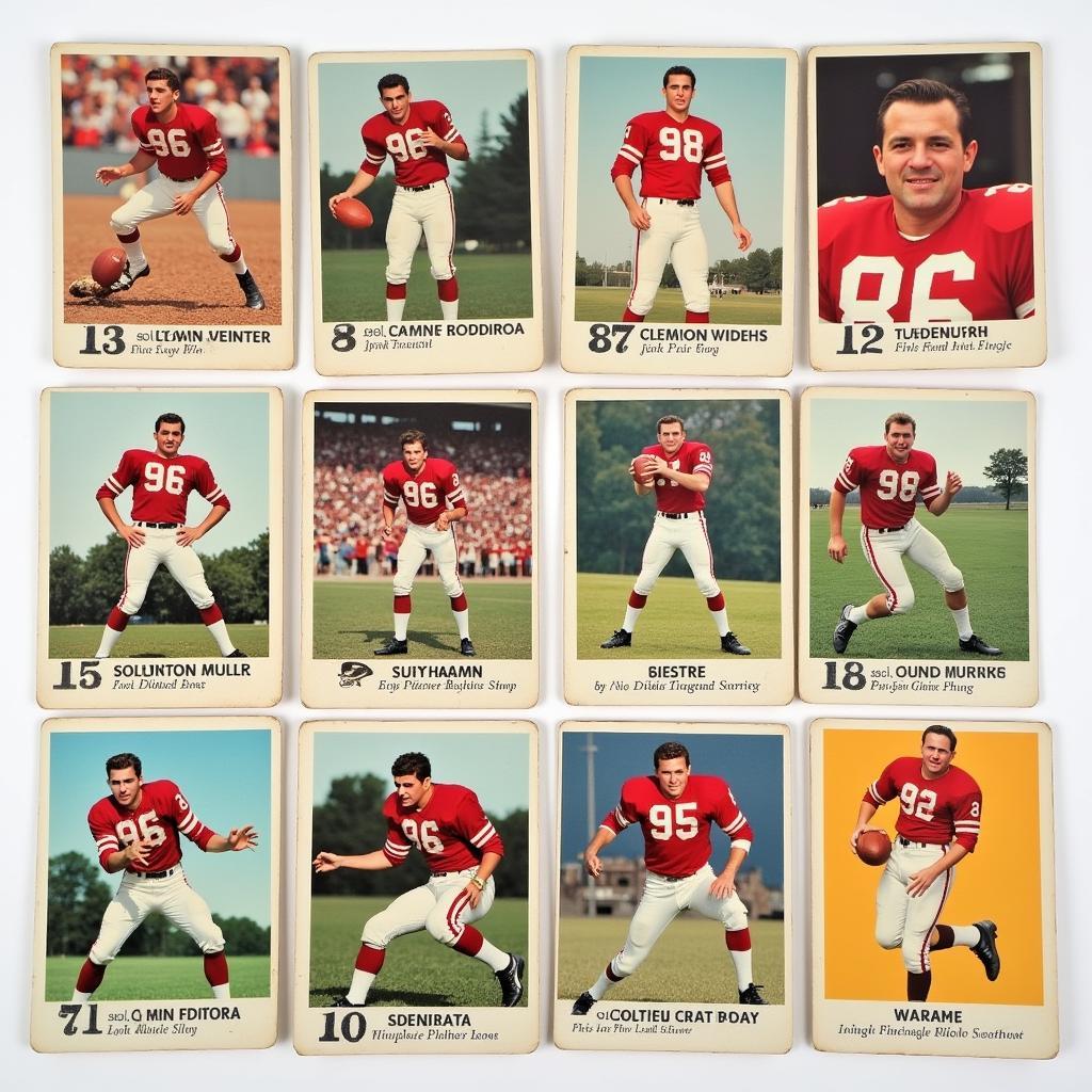 Vintage Clemson Football Cards