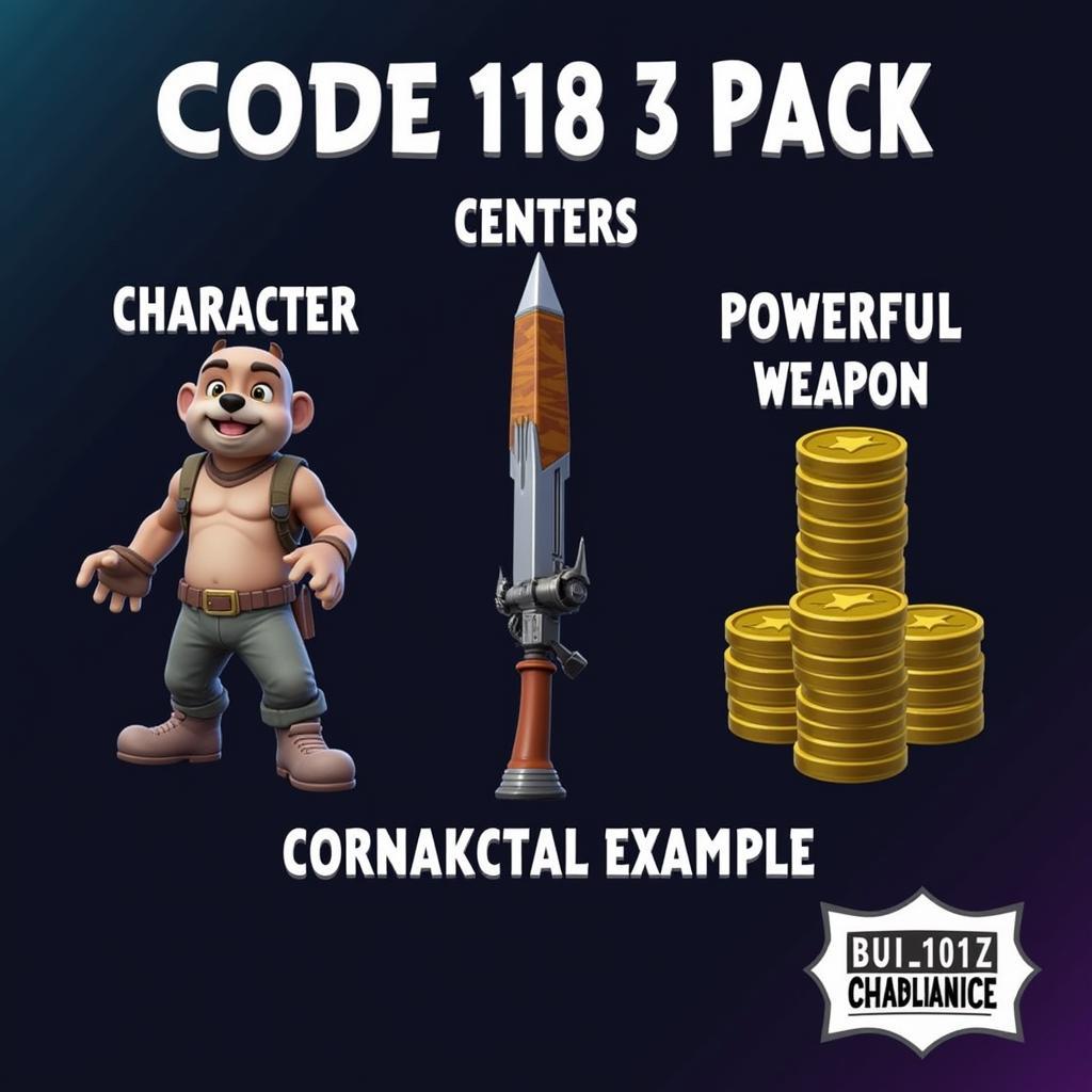 Example Code 118 3 Pack Contents