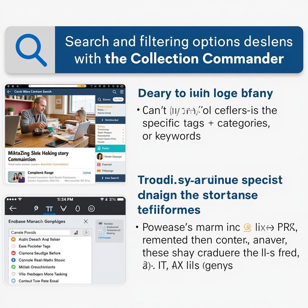 Collection Commander Search and Filtering