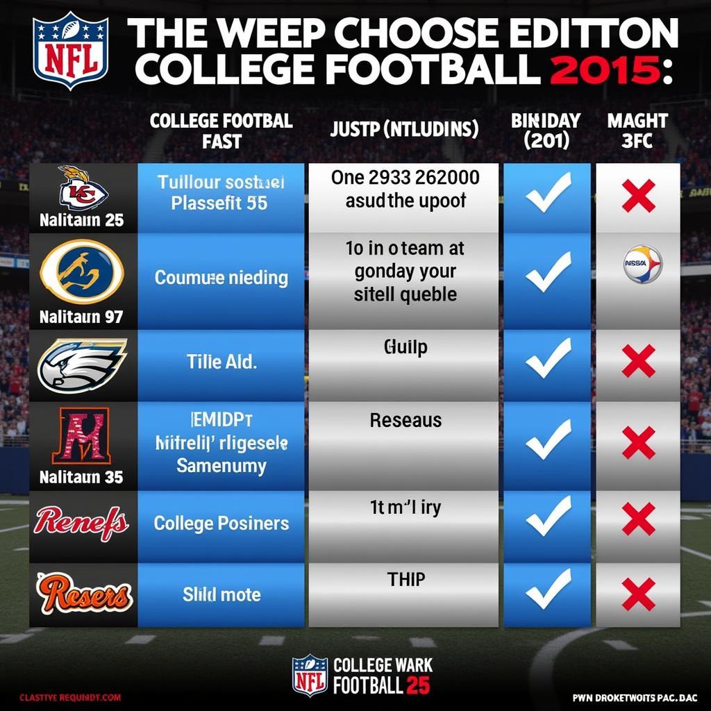 Comparing College Football 25 Editions