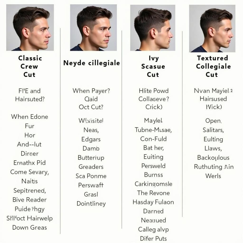 Collegiate Cut Variations