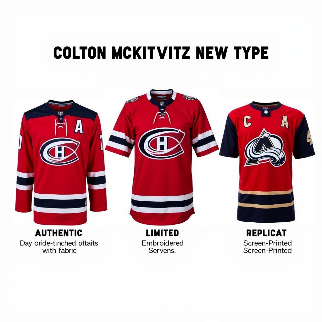 Colton McKivitz Jersey Types: Authentic, Limited, and Replica