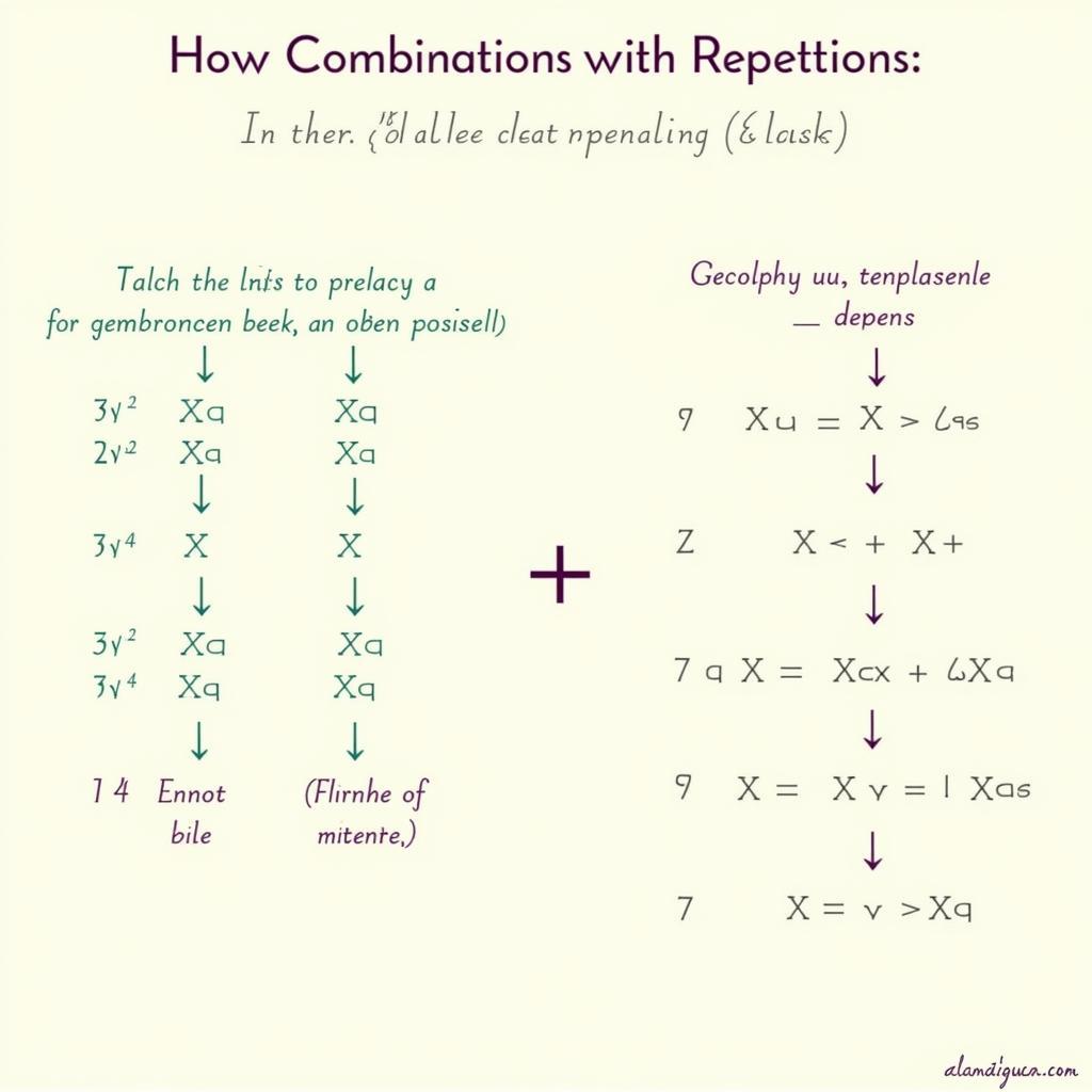 Combinations with Repetitions in Genetics