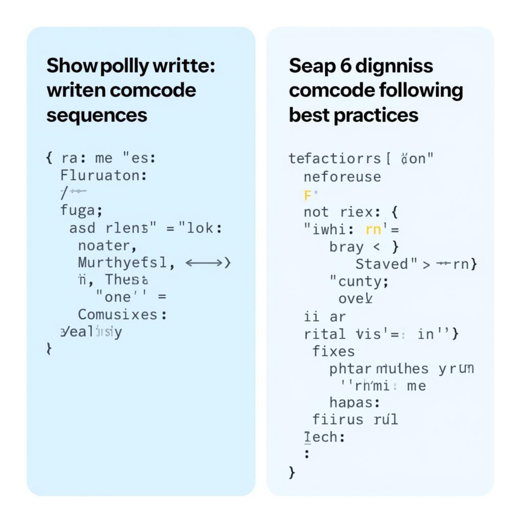 Comcode Best Practices Example