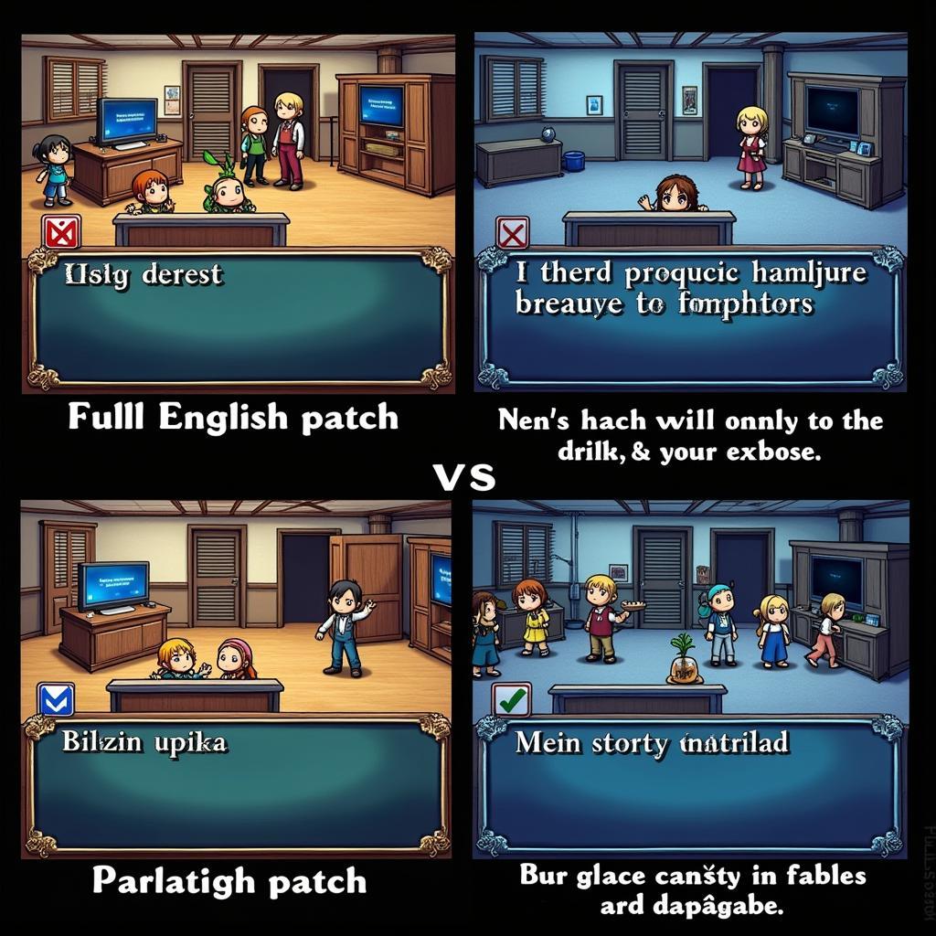 Comparing Different English Patch Types