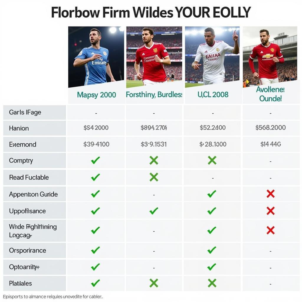 Comparing Different Football Bundles