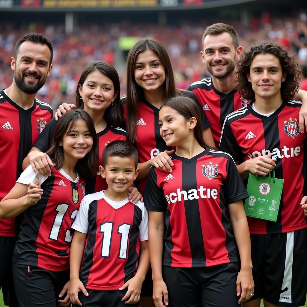 Corinthians Fans in their Jerseys