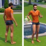 Cornfed Sim Example in The Sims 4 Gameplay