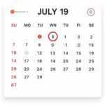 Calendar countdown to July 19 2024