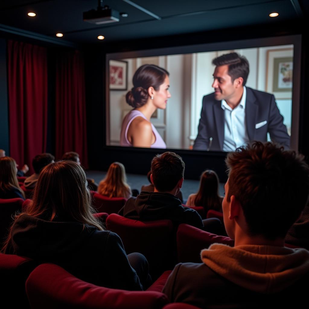 Criterion Collection Interns Attending a Film Screening