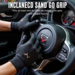 Crnr Gloves Enhancing Grip on Racing Wheel