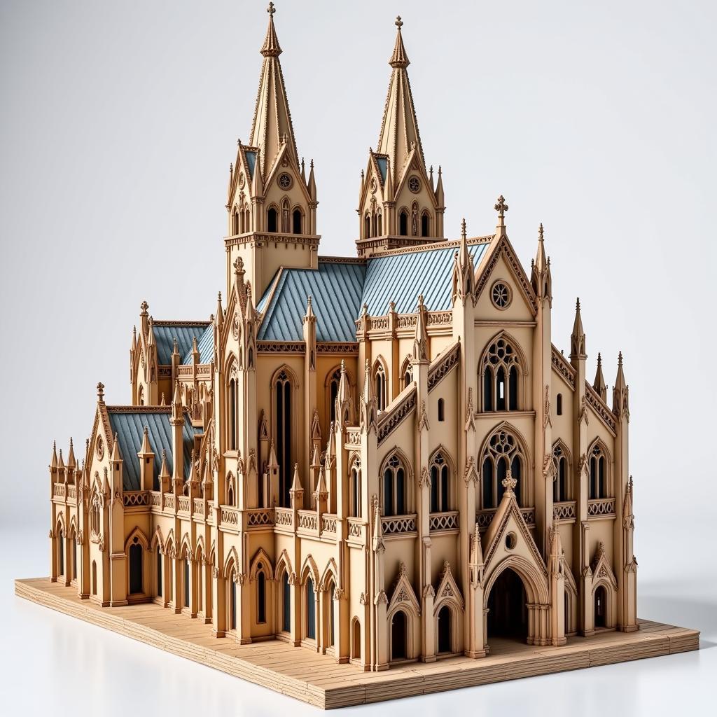 3D Croatia Puzzle of Zagreb Cathedral