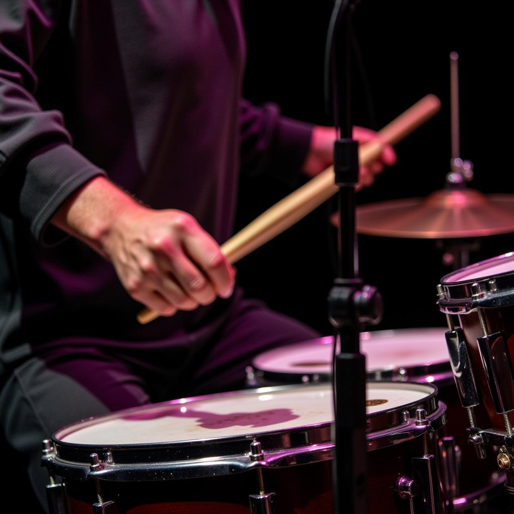 Cross Stick Drumming in Action