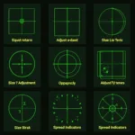 Crosshair Green Customization Options in FPS Games