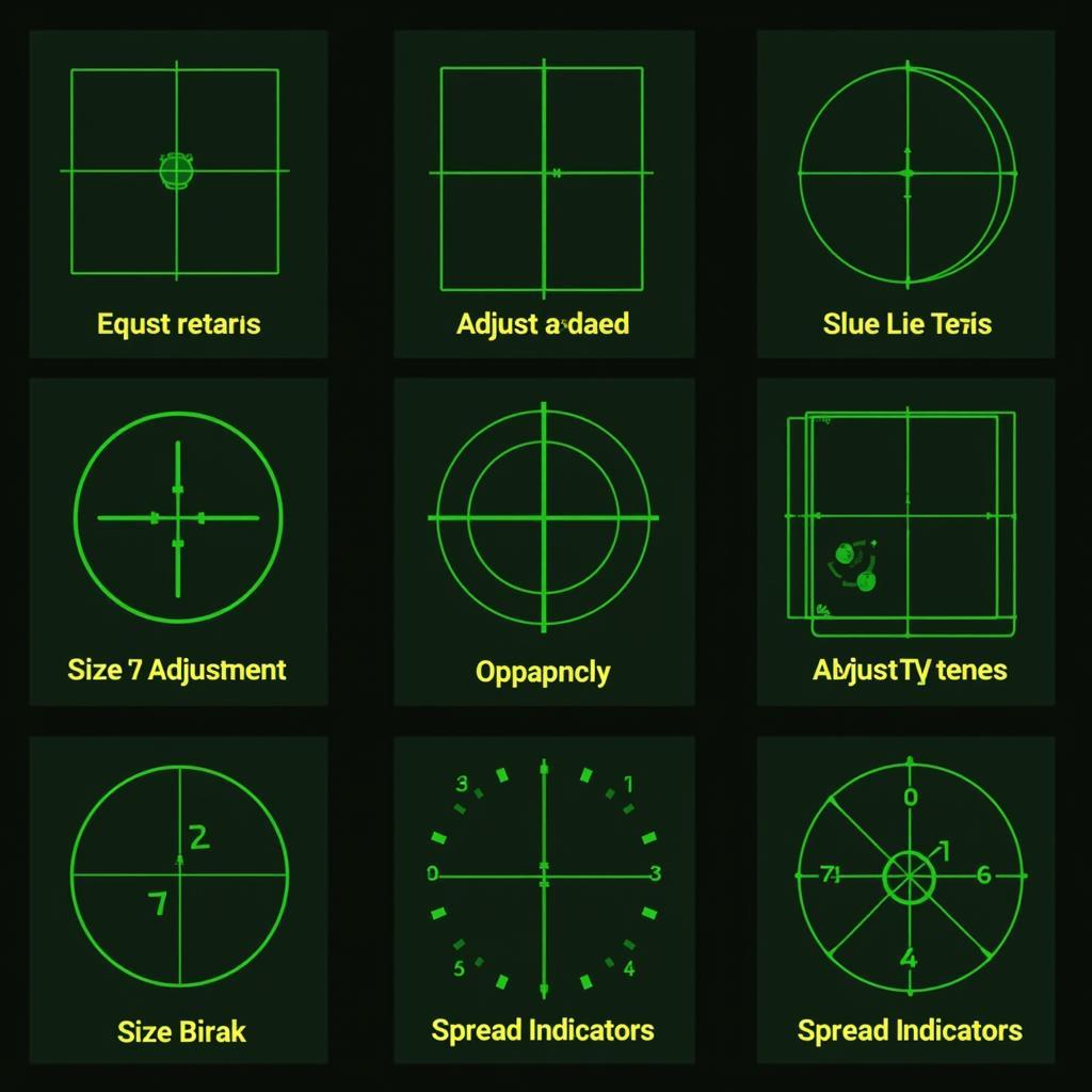 Crosshair Green Customization Options in FPS Games