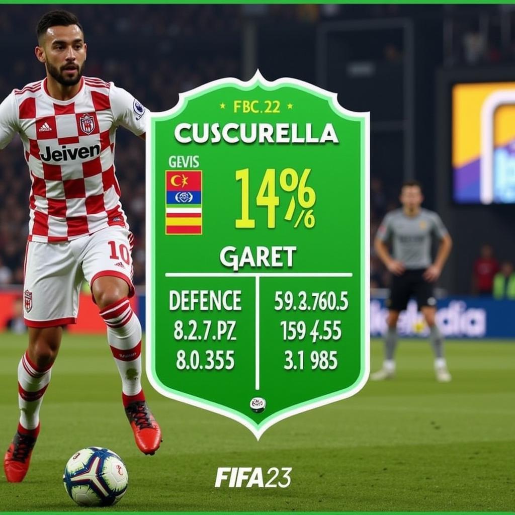 Cucurella FIFA 23 In-Game Stats