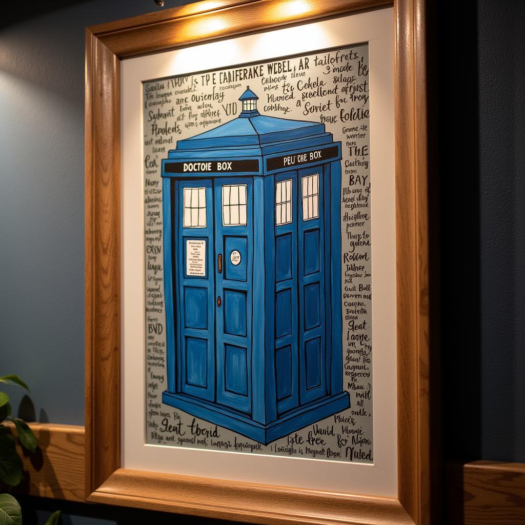 Custom Doctor Who Wall Art