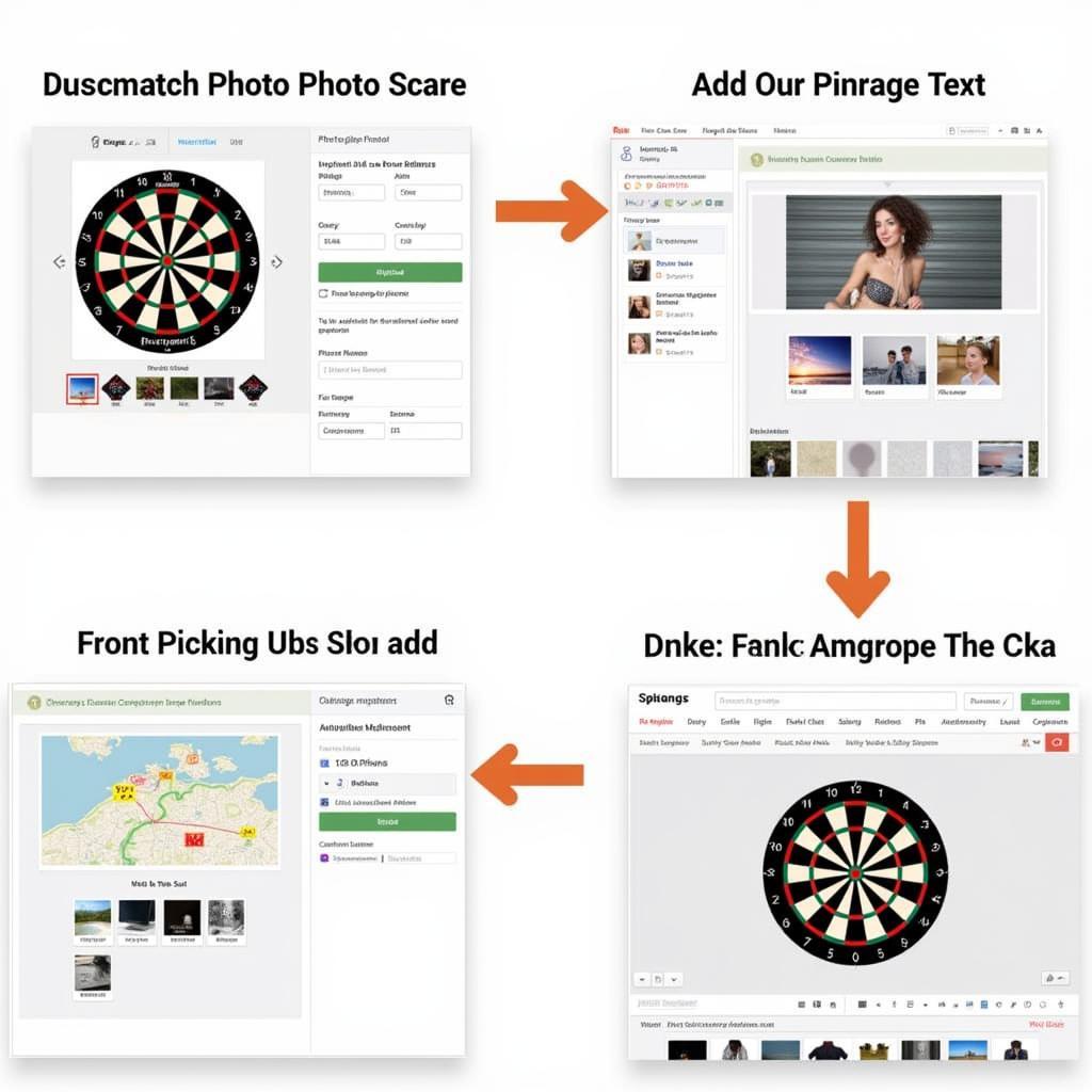 Custom Photo Dart Board Design Process