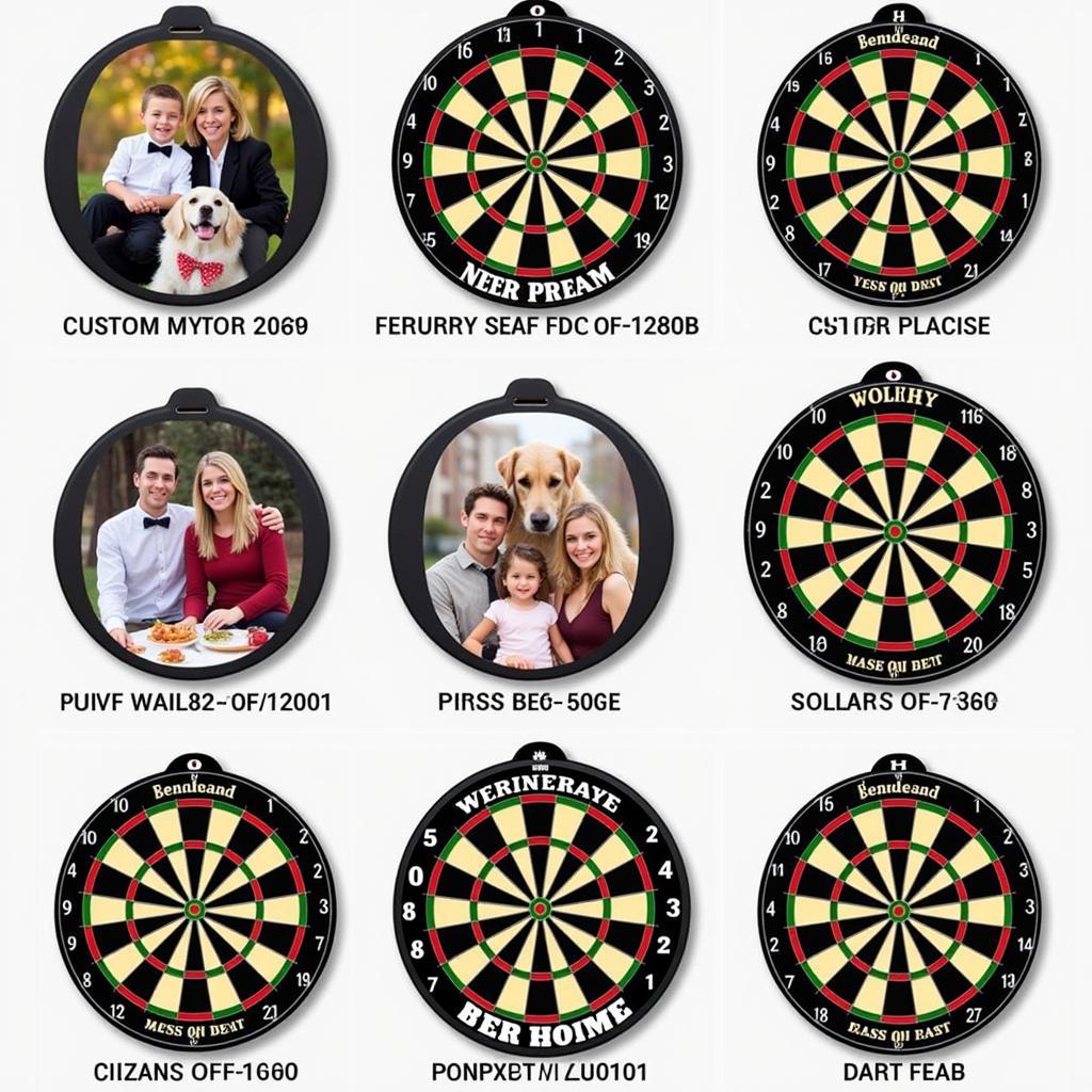 Custom Photo Dart Board Gift Ideas