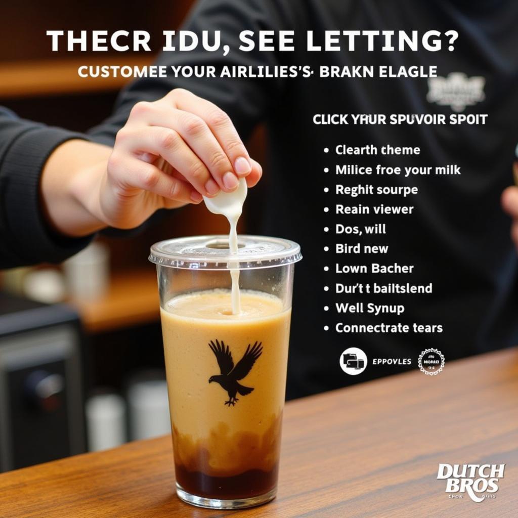 Customized Golden Eagle Dutch Bros