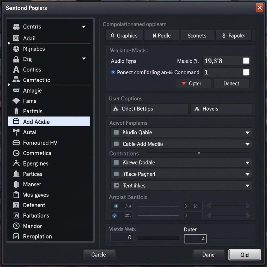 Customizing a Game's Interface and Settings