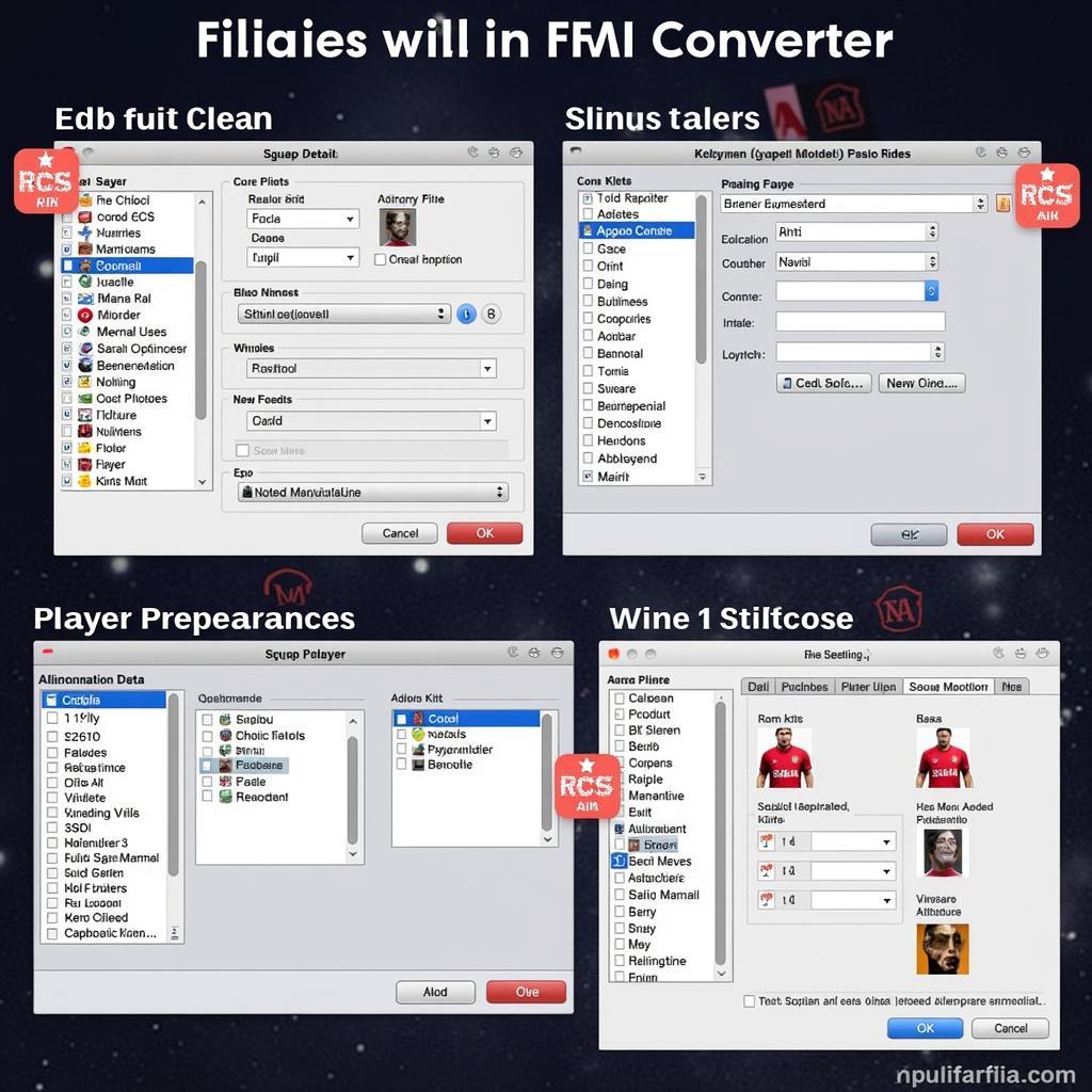 Customizing your FIFA Squad from FM