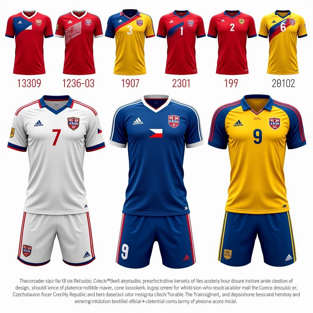 Evolution of the Czech Republic Football Jersey