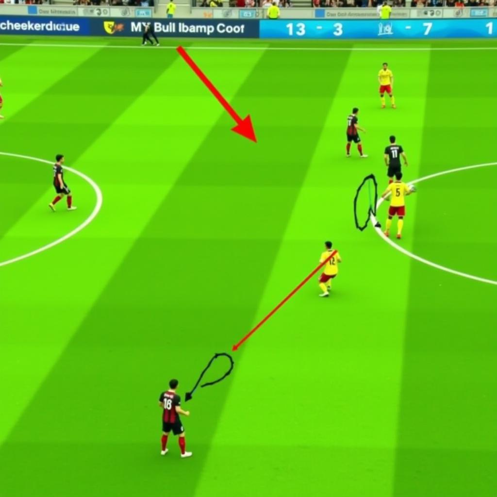 Daichi Kamada positioned in a 4-3-3 formation in FIFA 23.