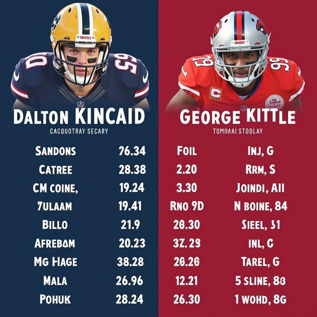 Dalton Kincaid vs. George Kittle Fantasy Football Comparison