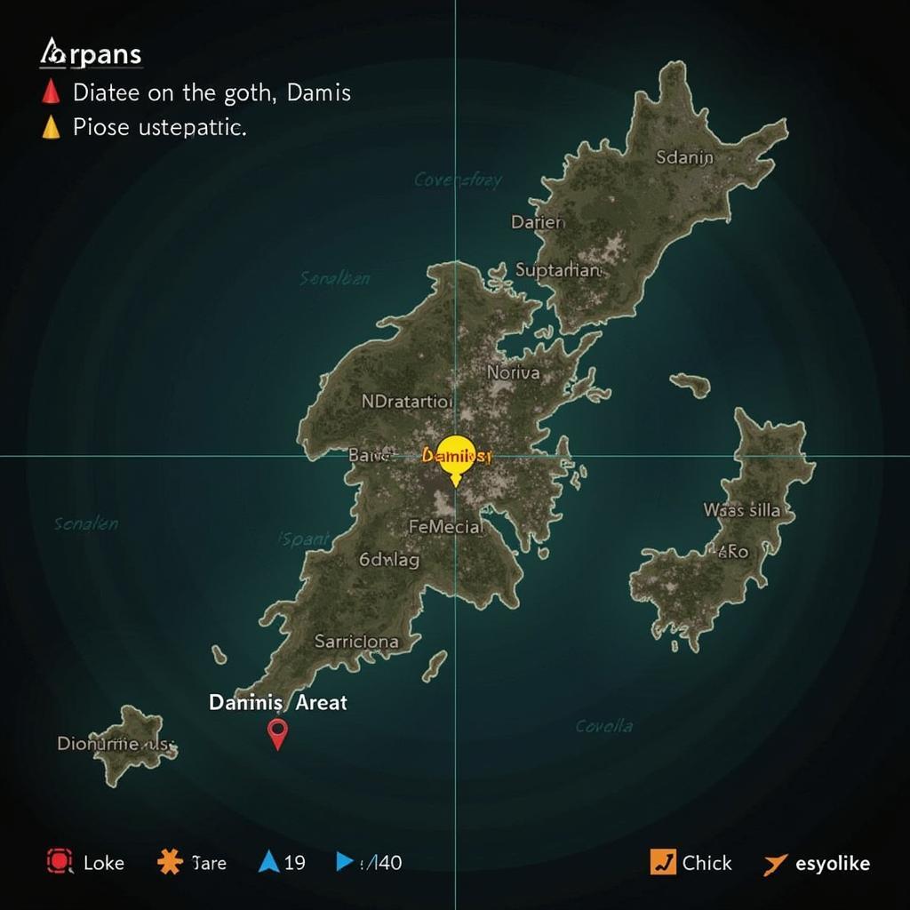 Verifying Damis Spawn Location on the In-Game Map