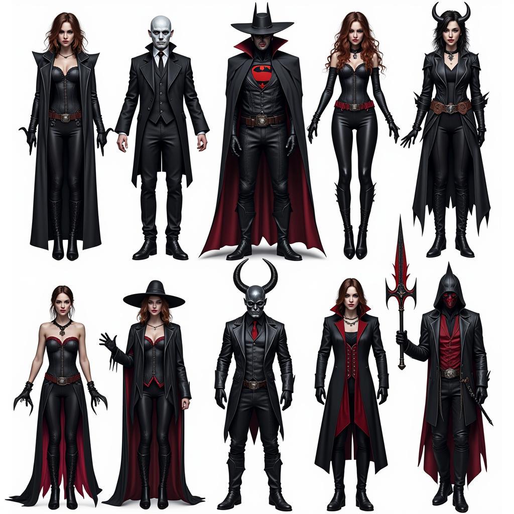 Dark and Menacing Villain Costume Designs