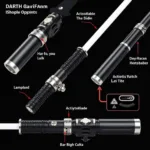 Darth Raven Lightsaber Design Details