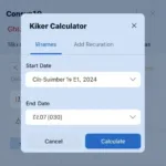 Date Calculator App Interface