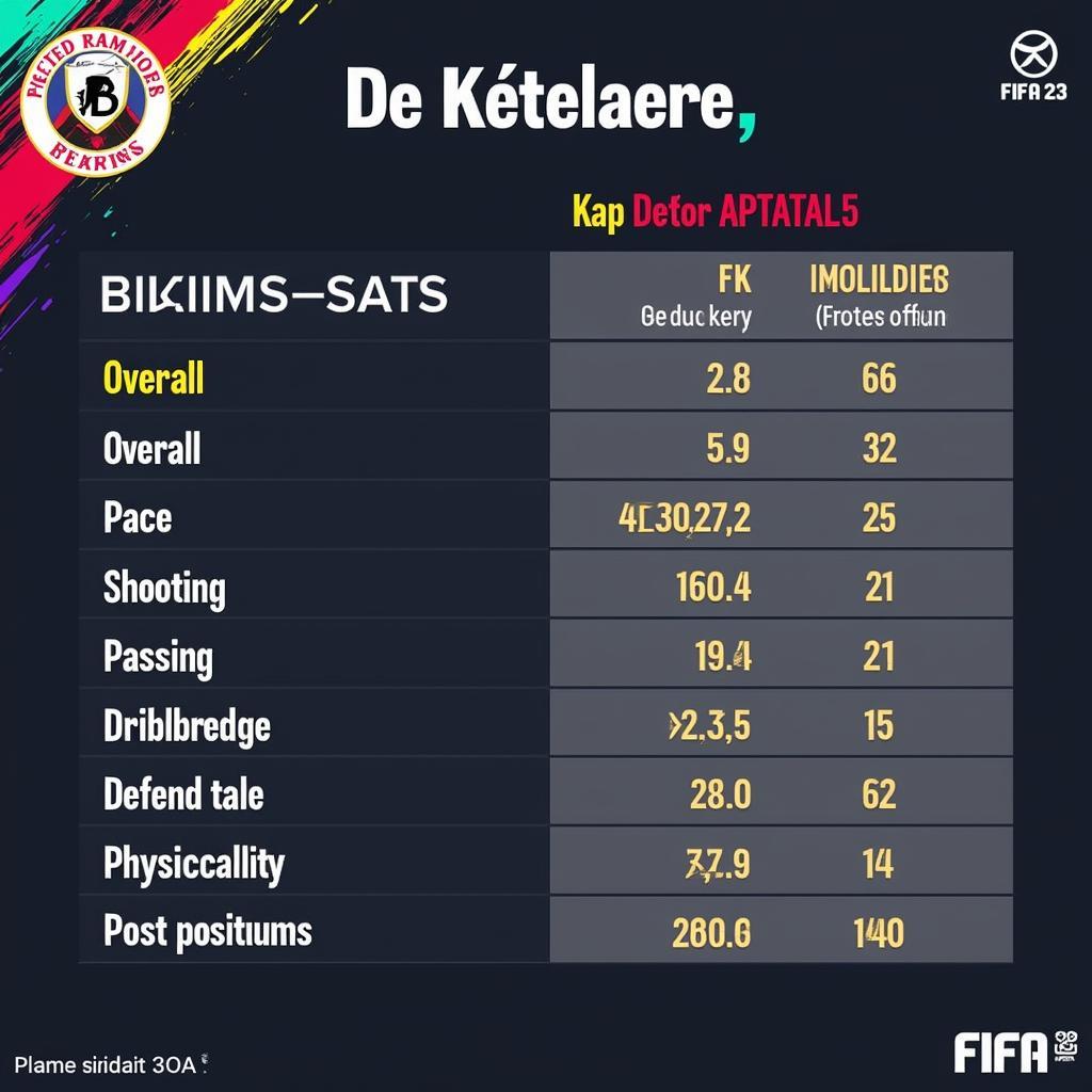 Charles De Ketelaere FIFA 23 In-Game Stats