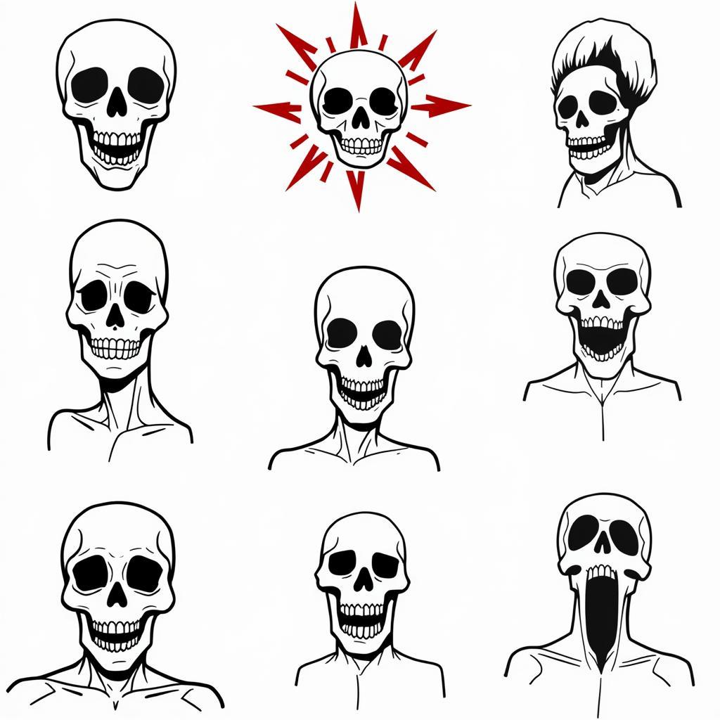 Variations and Adaptations of Dead Inside SVGs