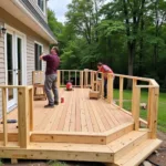 Deck Construction Progress in Springfield