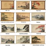 Different Types and Materials of Decorative Wall Scrolls