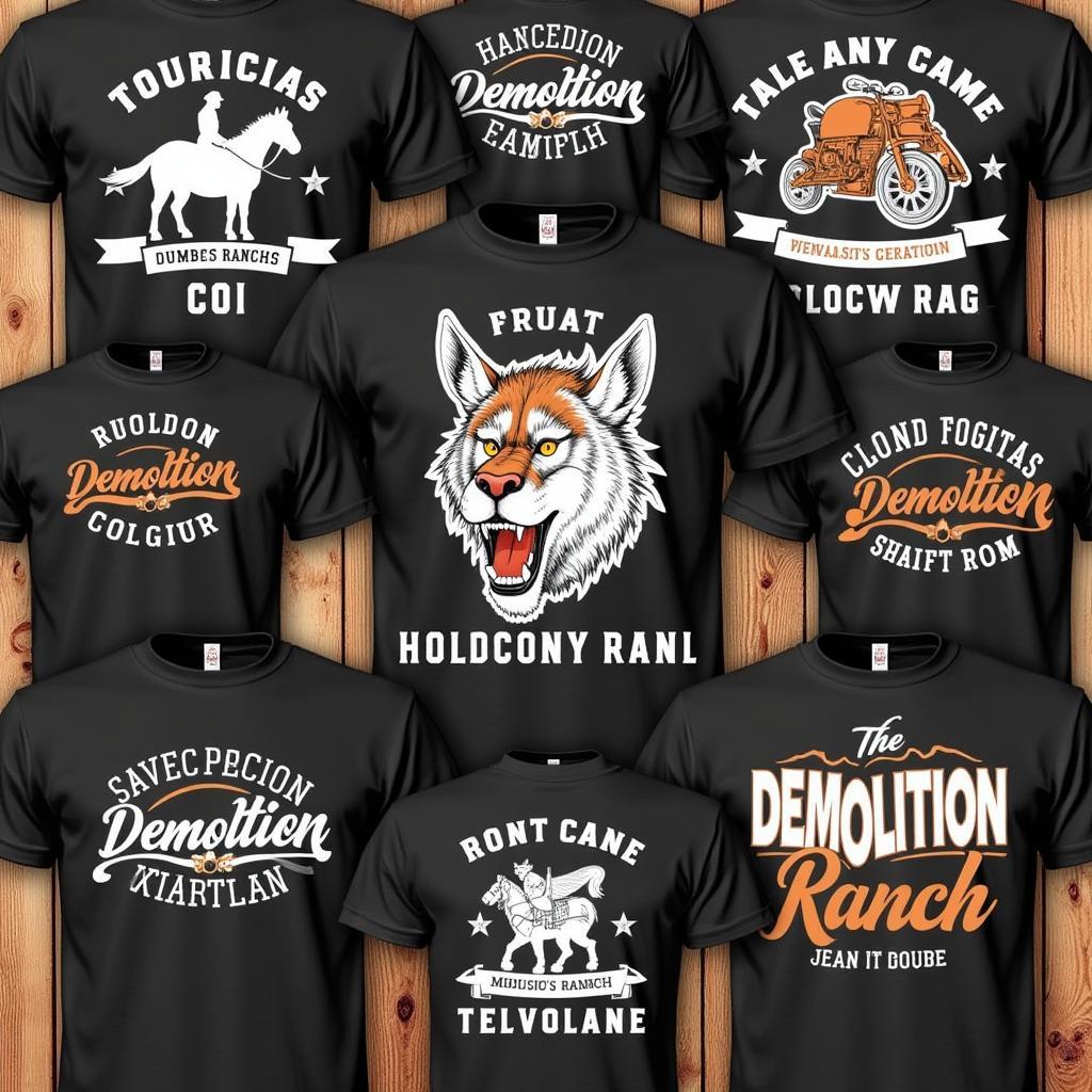 Demolition Ranch T-Shirts Display